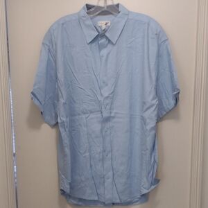 Fundamental Coast Light Blue Button Down Shirt (J420)